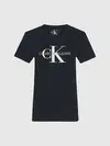 Calvin Klein CORE MGM LOGO REGULA Kadın Siyah T-Shirt