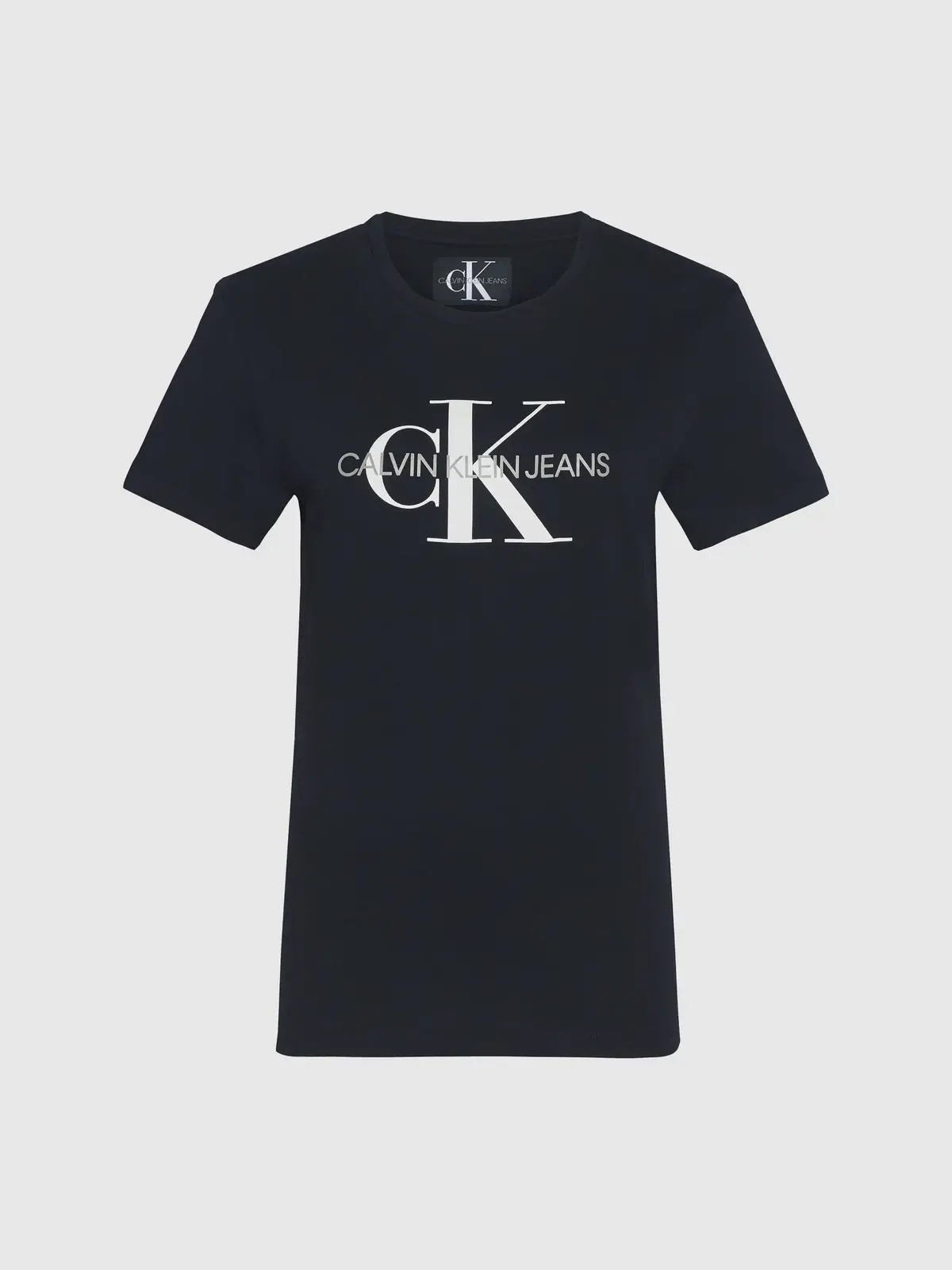 Calvin Klein CORE MGM LOGO REGULA Kadın Siyah T-Shirt