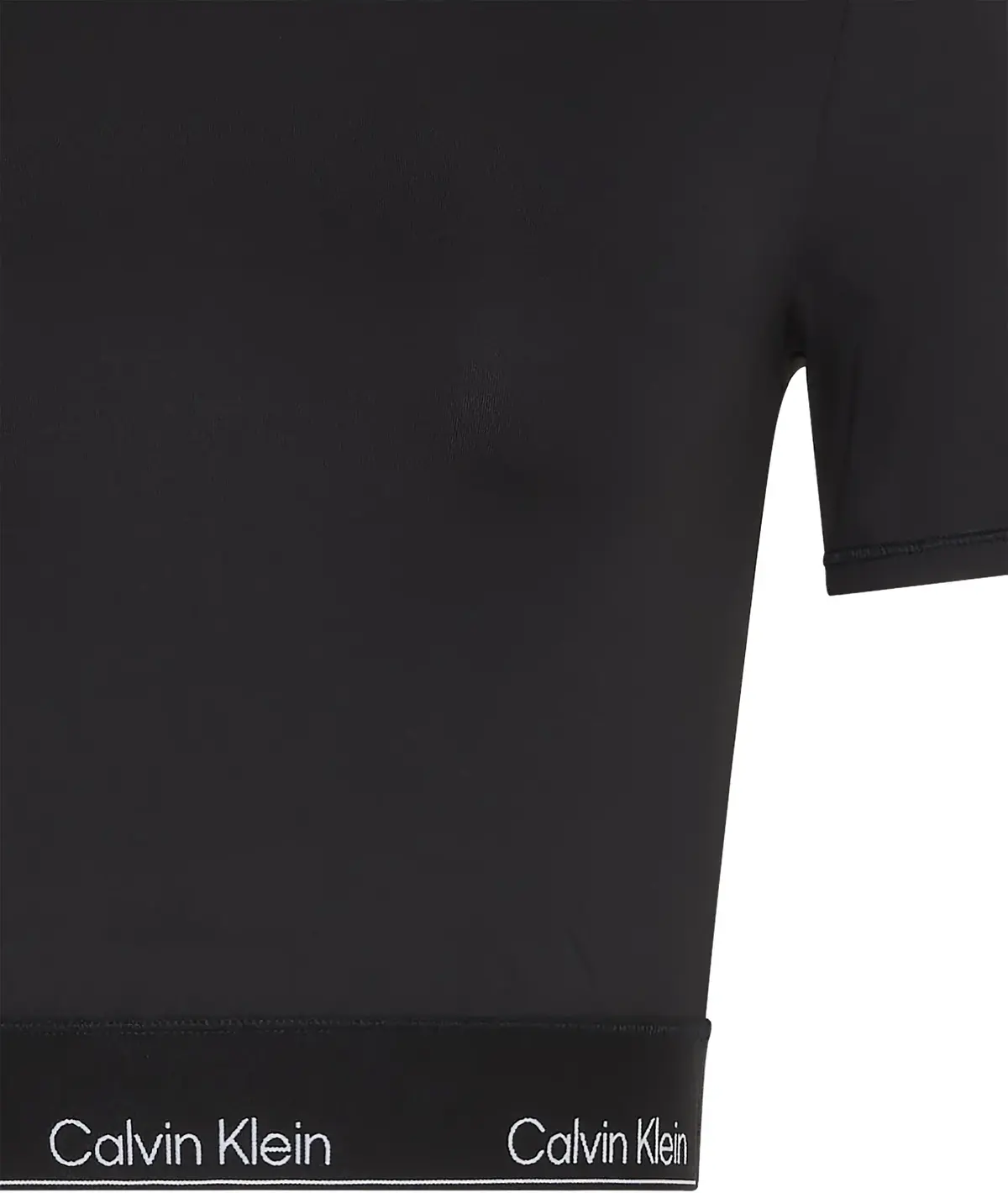 Calvin Klein MODERN SPORT SS TEE, UB1 Siyah Kadın T-Shirt & Polo