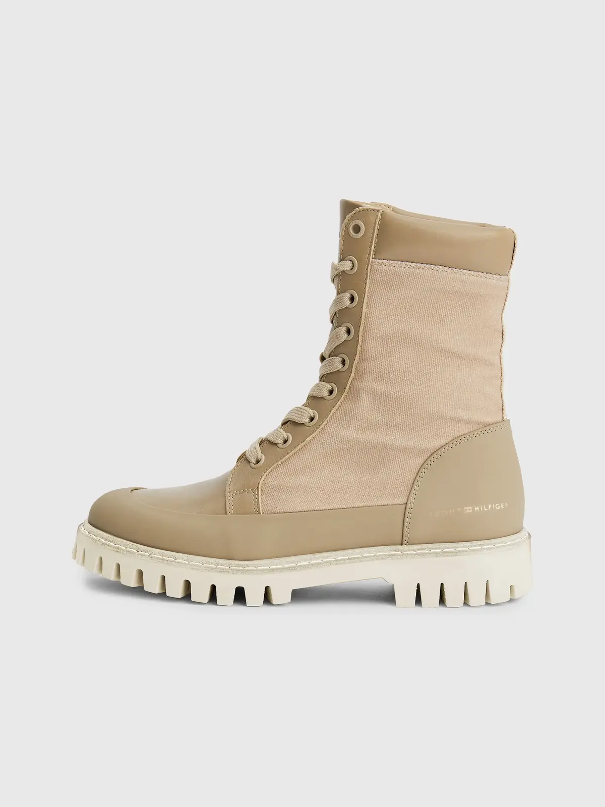 Tommy Hilfiger TH CASUAL LACE UP BO Kadın Bej Bot