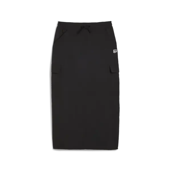 Puma DOWNTOWN Cargo Midi Skirt Siyah Kadın Etek