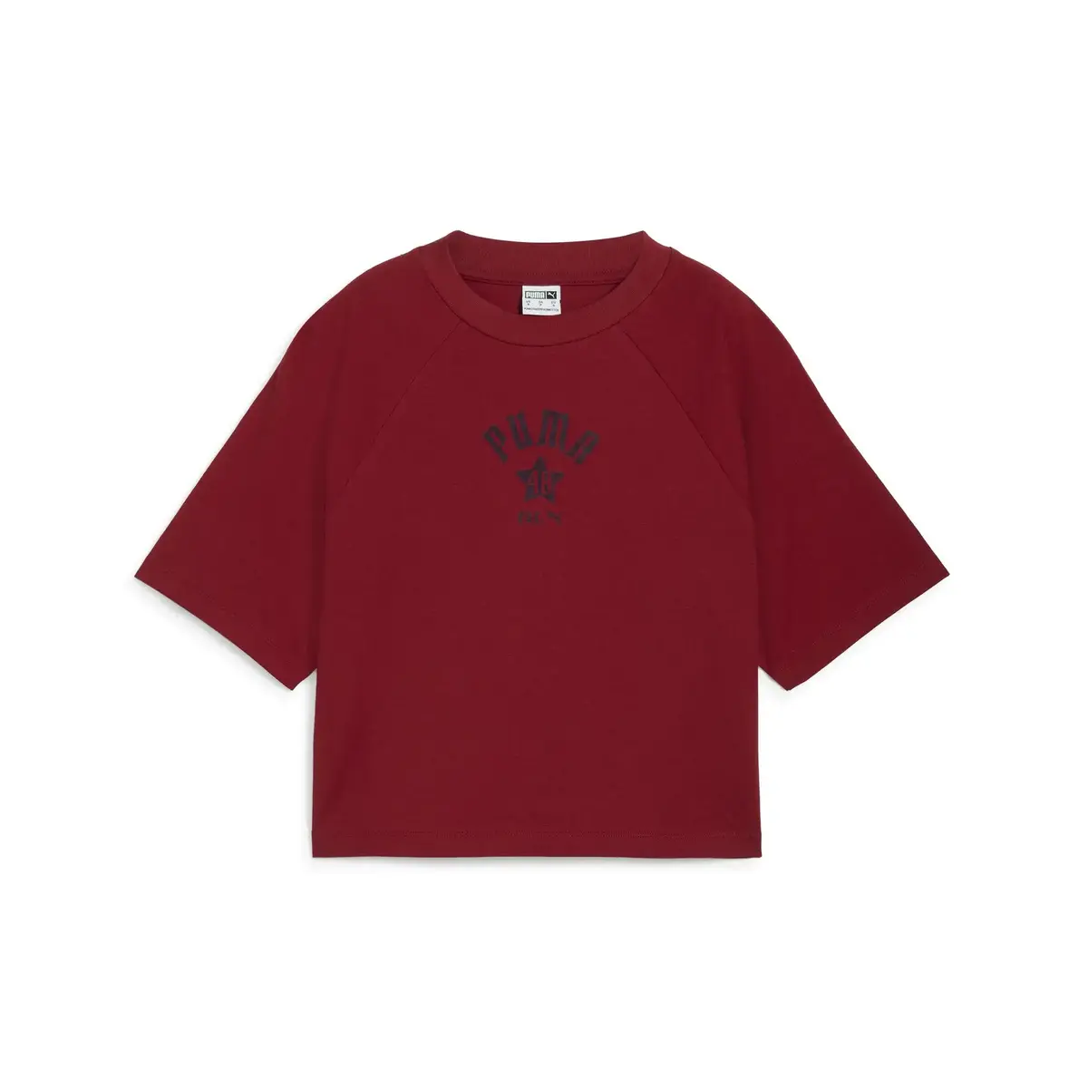 Puma CLASSICS Relaxed Tee Bordo Kadın T-Shirt
