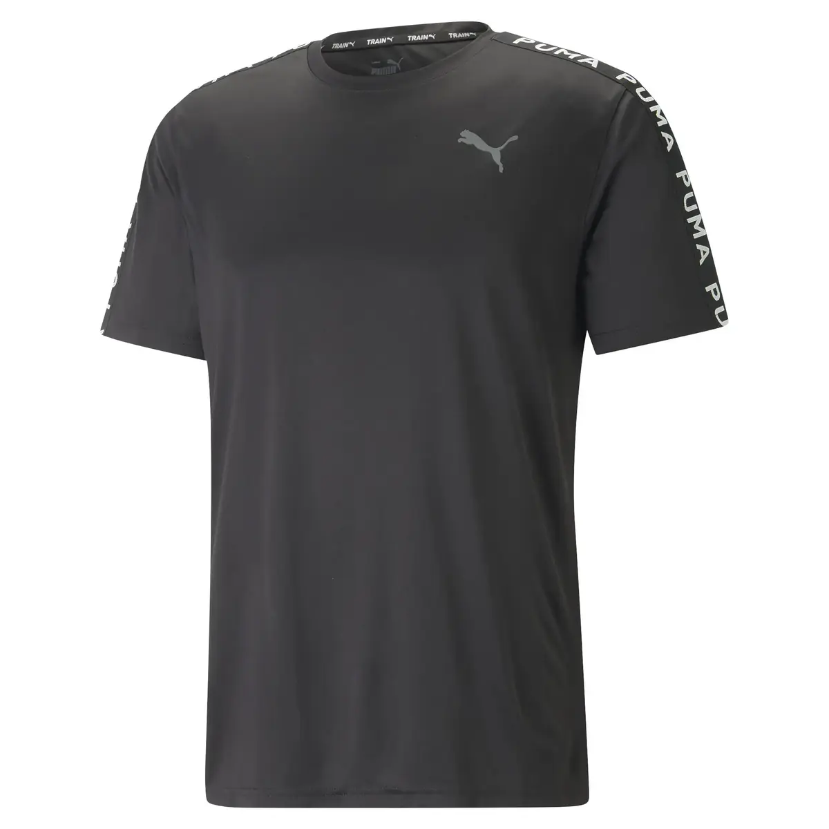 Puma FIT TAPED TEE Siyah Erkek/Unisex Koşu ve Performans T-Shirt