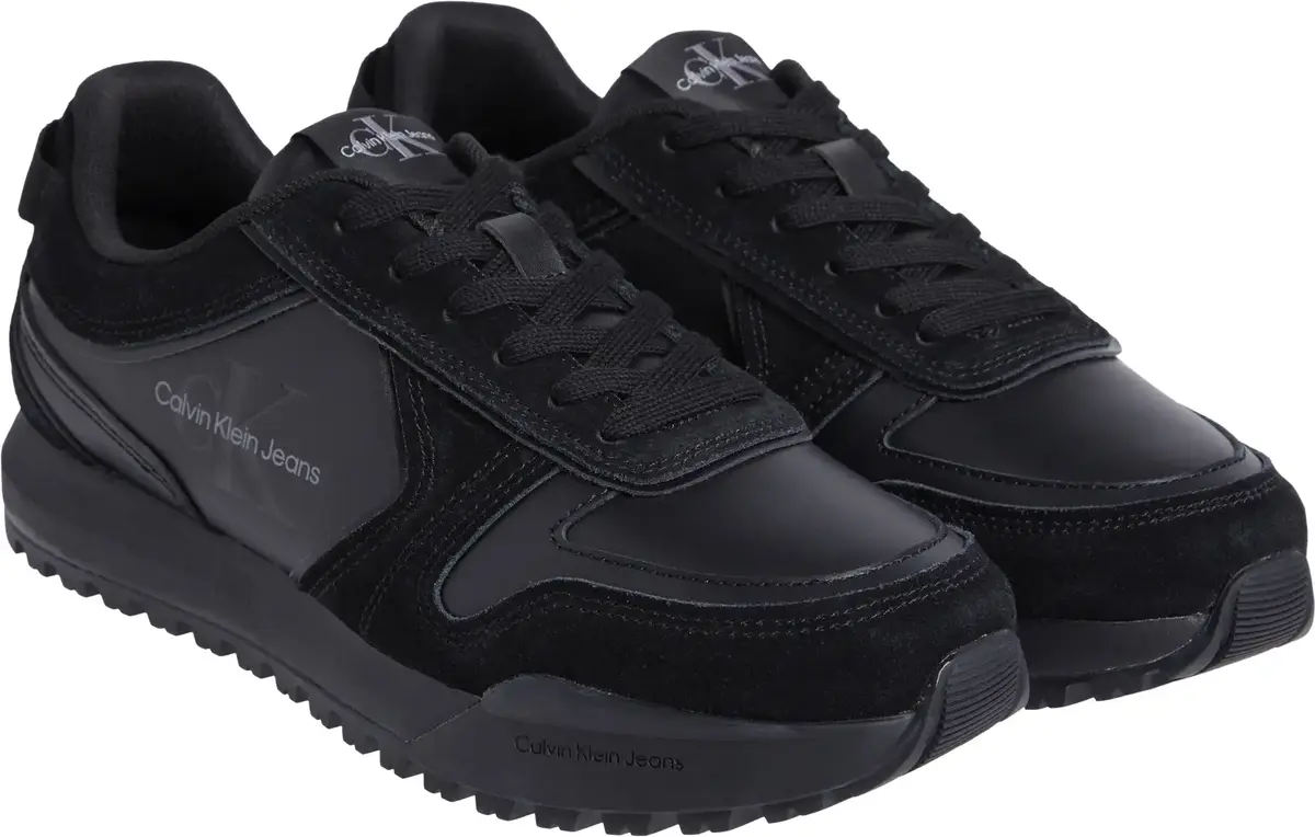 Calvin Klein TOOTHY RUNNER IRREGU, 0GJ Siyah Erkek Spor Ayakkabı & Sneaker