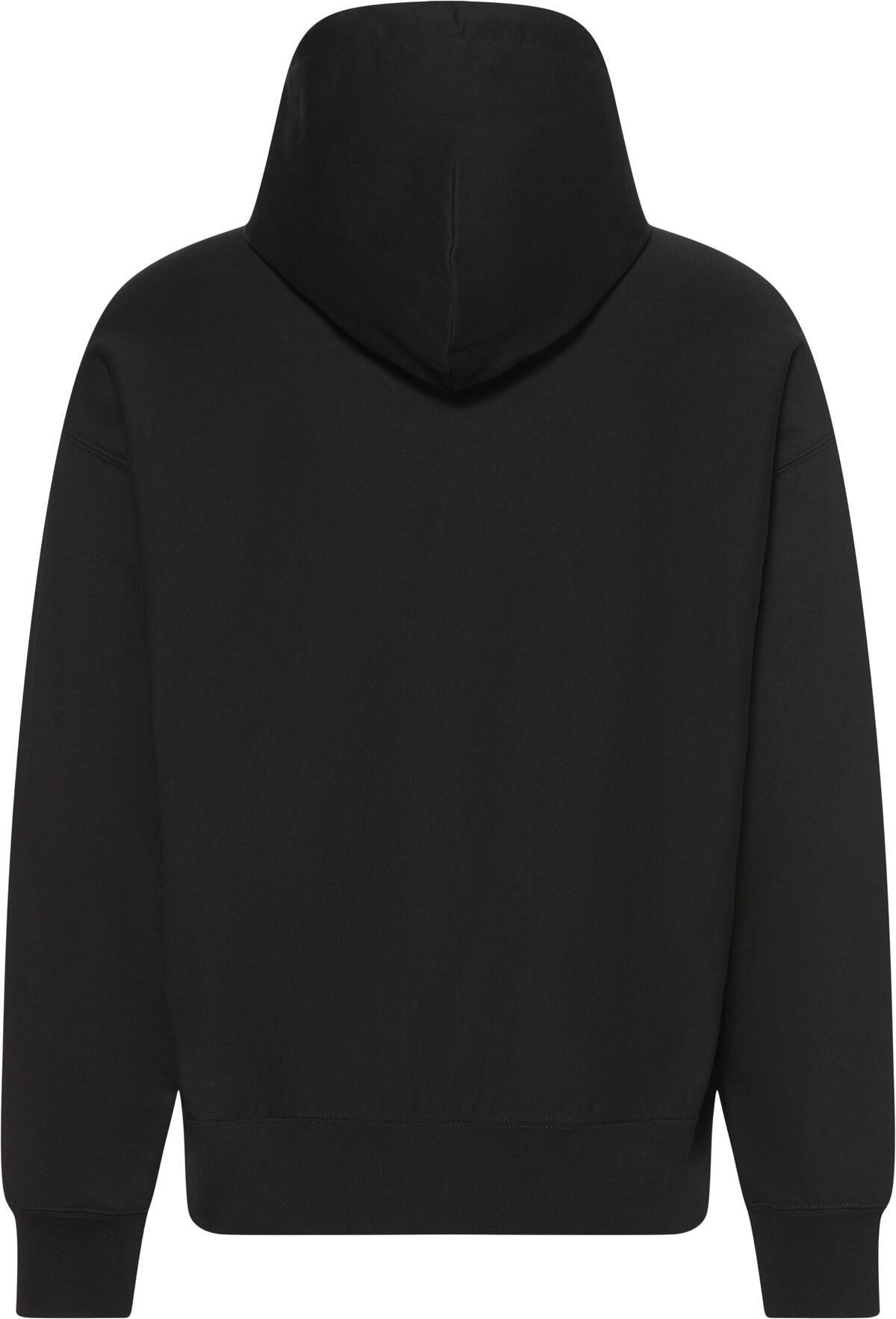 Calvin Klein PREMIUM TERRY MICRO MONOLOGO HOO Siyah Erkek Sweatshirt