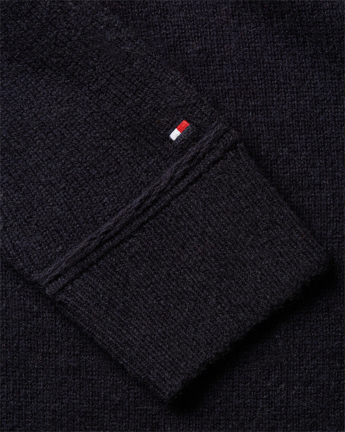 Tommy Hilfiger SOFTWOOL MOCK-NK SWE Kadın Siyah Kazak
