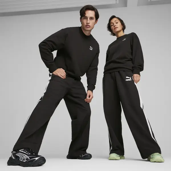 Puma T7 Oversized Track Pants Siyah Unisex Eşofman Altı