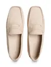 Calvin Klein DRIVER PENNY Erkek Bej LOAFER Nubuk Ayakkabı