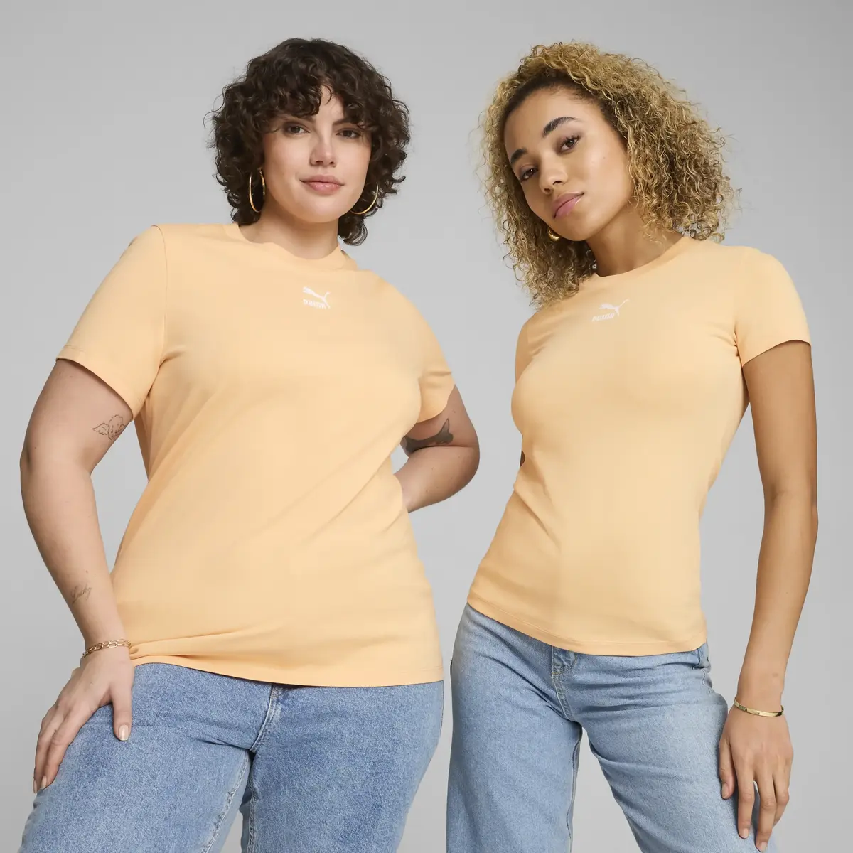 Puma Classics Slim Tee Turuncu Kadın T-Shirt