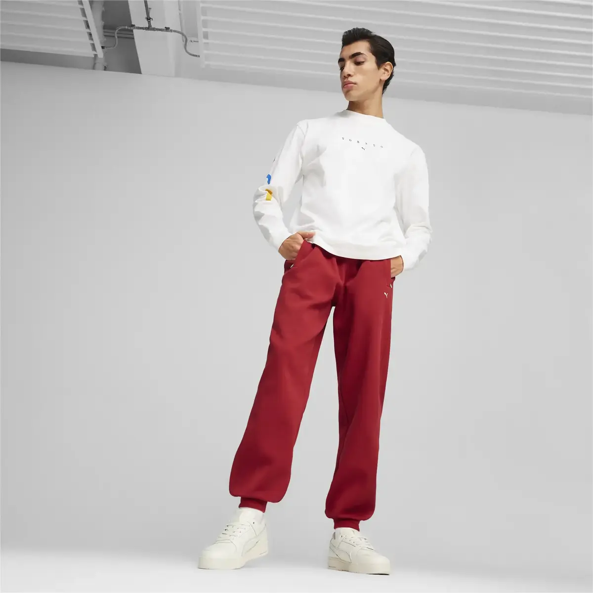 Puma MMQ T7 Track Pants Kırmızı Erkek Eşofman Altı