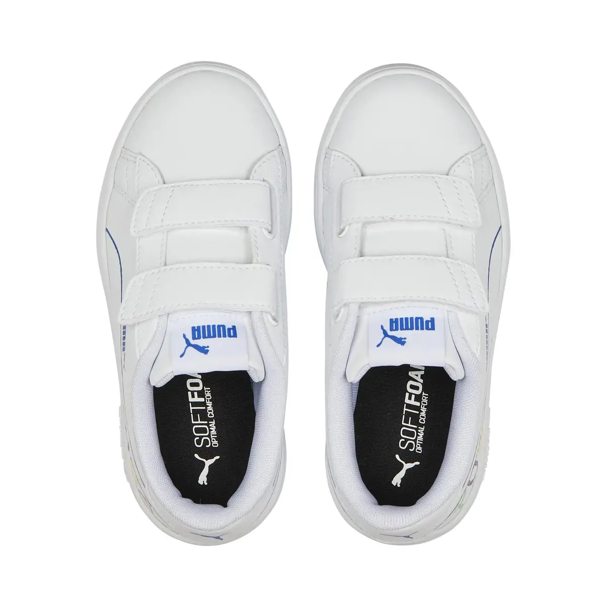 Puma Smash V2 Home School V Ps Beyaz Çocuk Çocuk Günlük Spor Ayakkabı