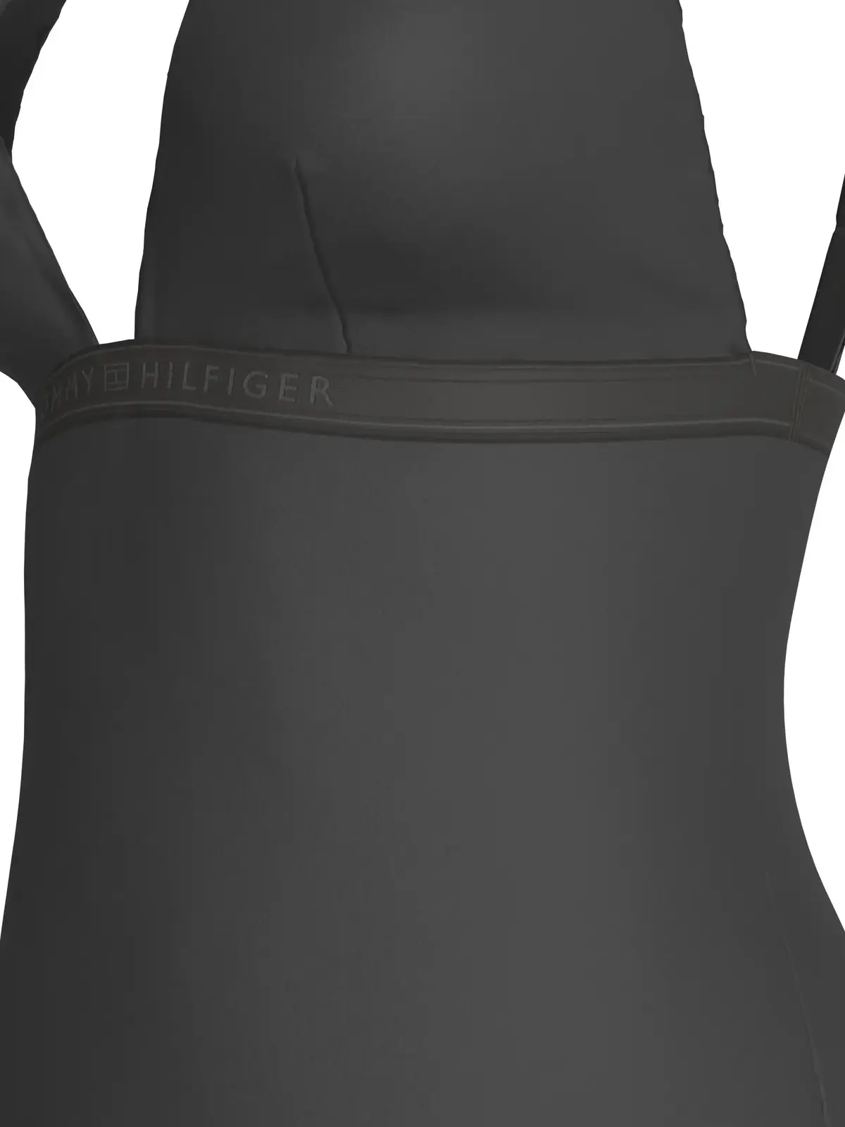 Tommy Hilfiger PLUNGE ONE PIECE RP, BDS Siyah Kadın Mayo