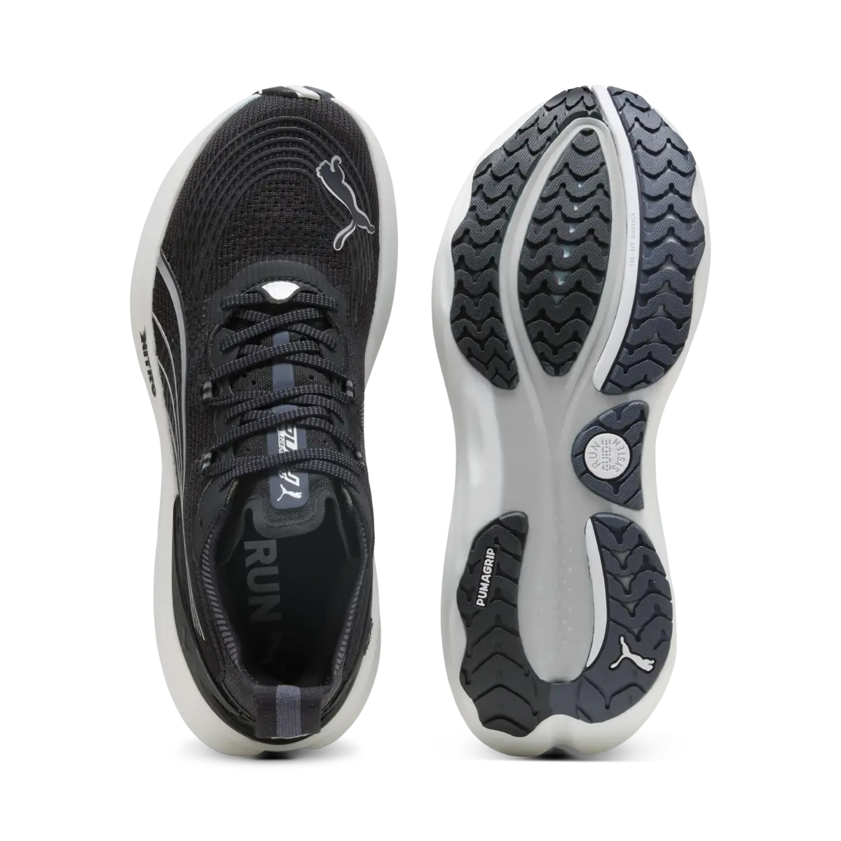 Puma ForeverRun NITROTM2 Siyah Erkek Yürüyüş ve Koşu Ayakkabısı