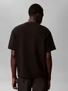 Calvin Klein SS 16S LINEN APPLIQU, UB1 Siyah Erkek T-Shirt