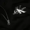 Calvin Klein MONOGRAM LOGO PUNTO Erkek Siyah T-Shirt