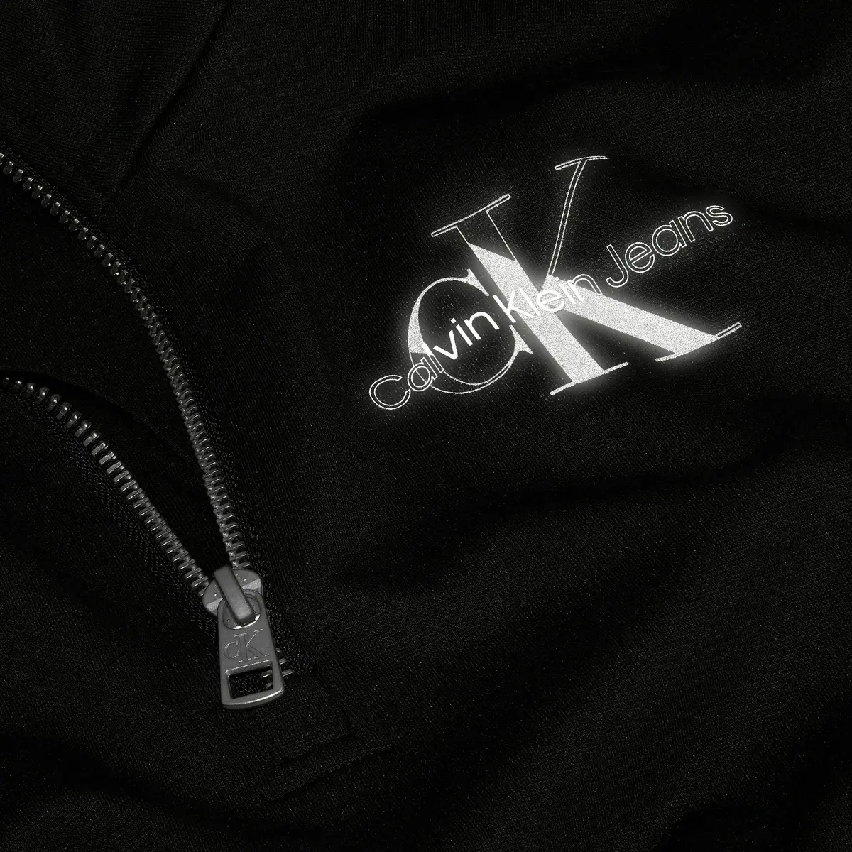 Calvin Klein MONOGRAM LOGO PUNTO Erkek Siyah T-Shirt