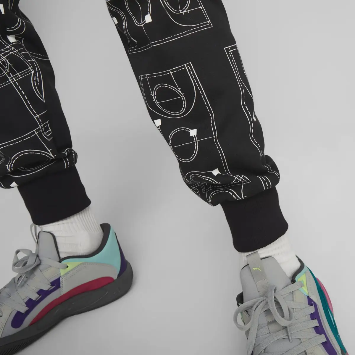 Puma Courtside Booster Pant Siyah Erkek/Unisex Basketbol Eşofman Altı
