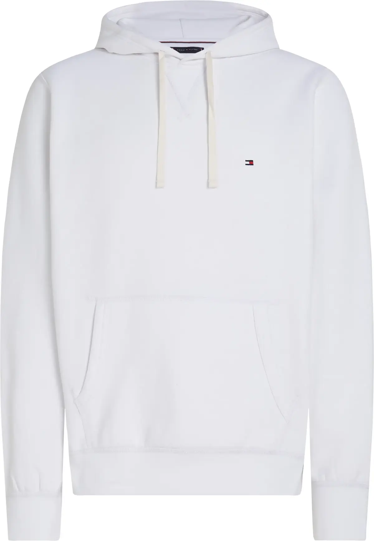 Tommy Hilfiger ESSENTIAL FLEECE HOO Erkek Beyaz Sweatshirt