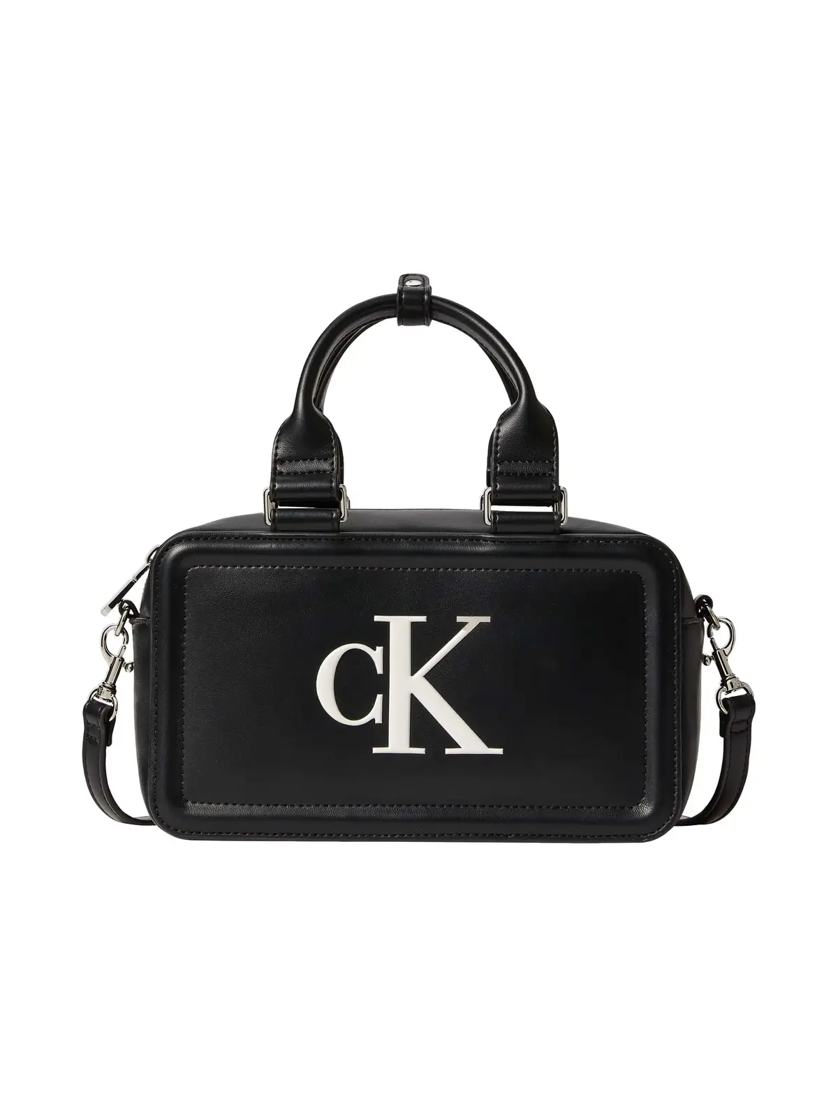 Calvin Klein BOLD CK BAULETTO CRO Siyah Kadın Çapraz Çanta