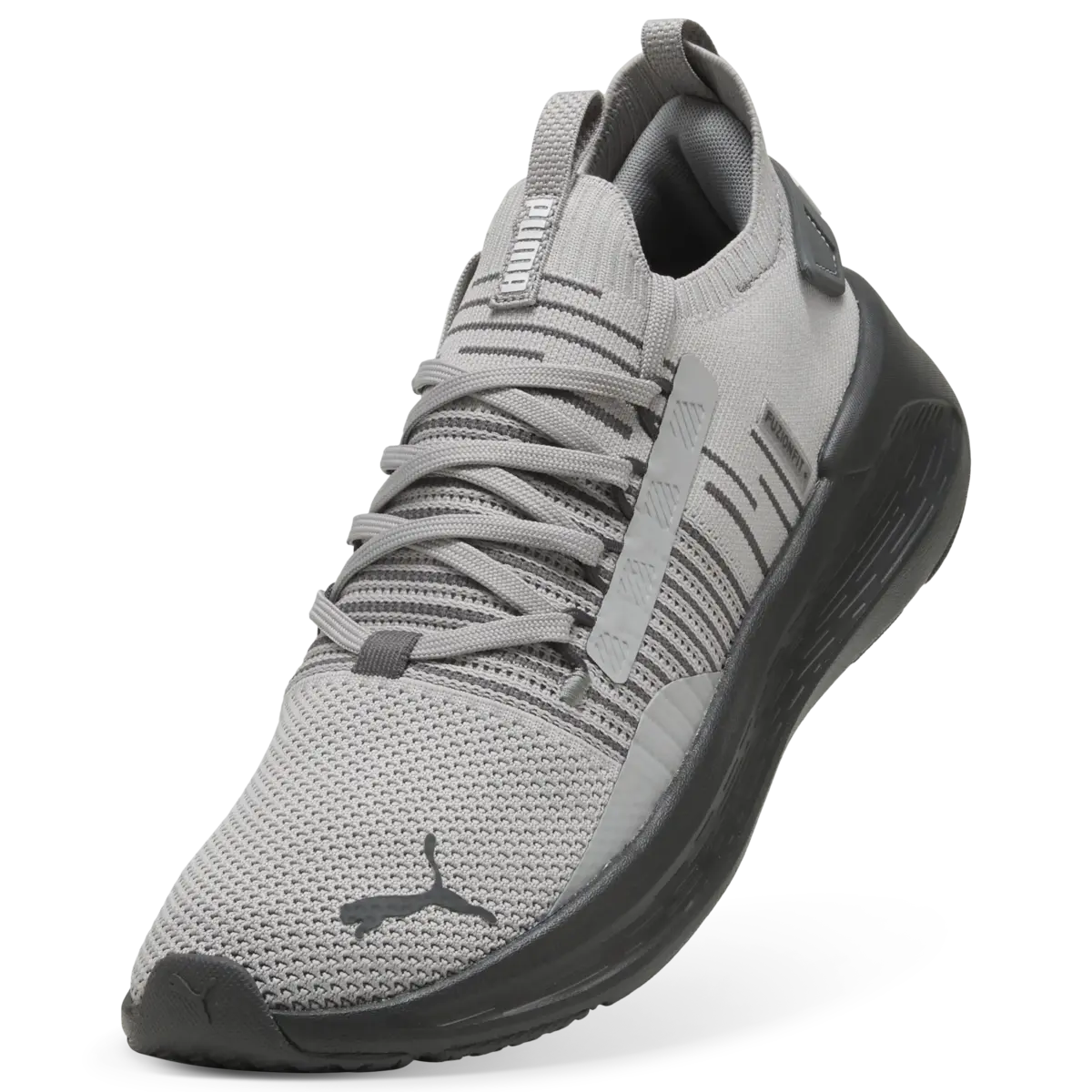 Puma Softride Symmetry Fuzion LS Gri Unisex Koşu Ayakkabısı