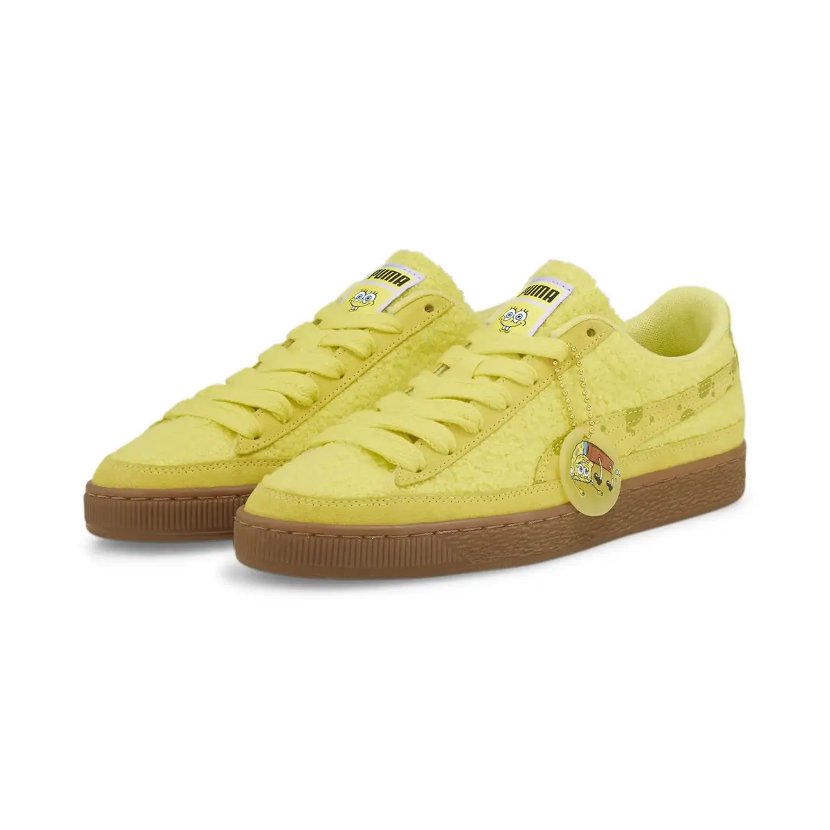 Puma Suede SPONGEBOB Sarı Kadın Günlük Spor Ayakkabı