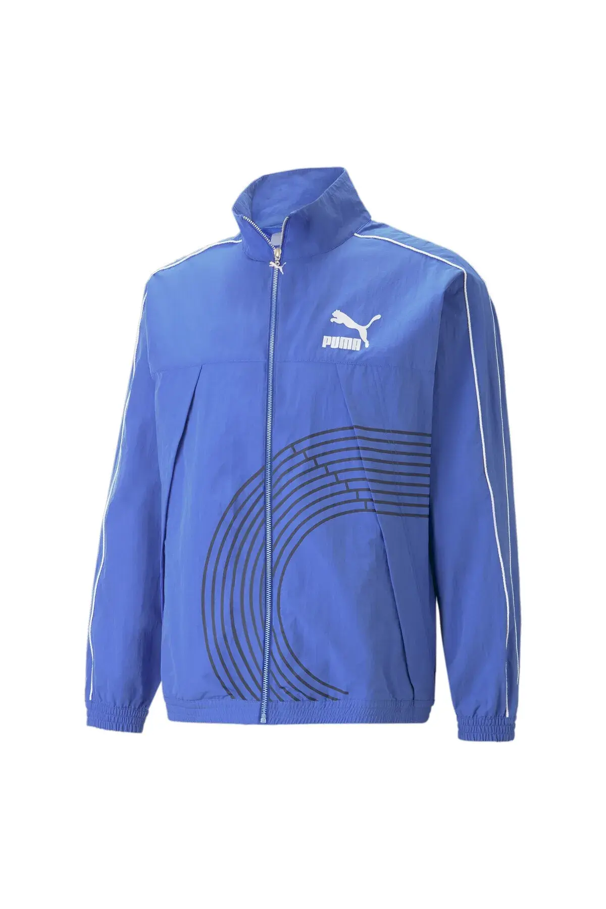 Puma Track Meet T7 Lacivert Erkek Sweatshirt