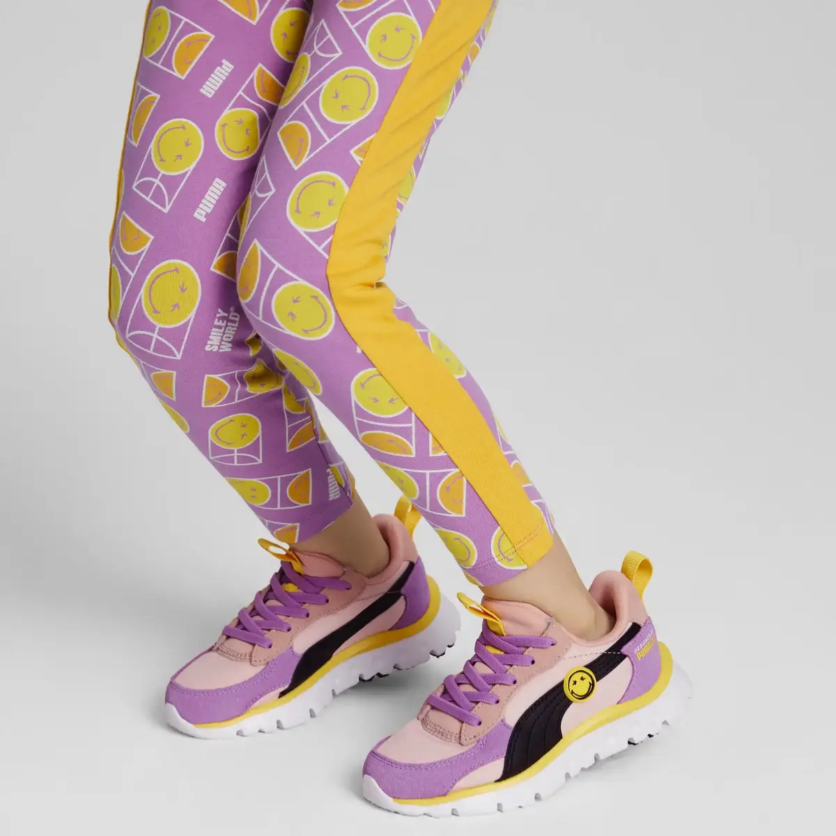Puma Wr Flex Slip On Smıleyworld Ps Rose Quartz Çocuk Çocuk Günlük Spor Ayakkabı
