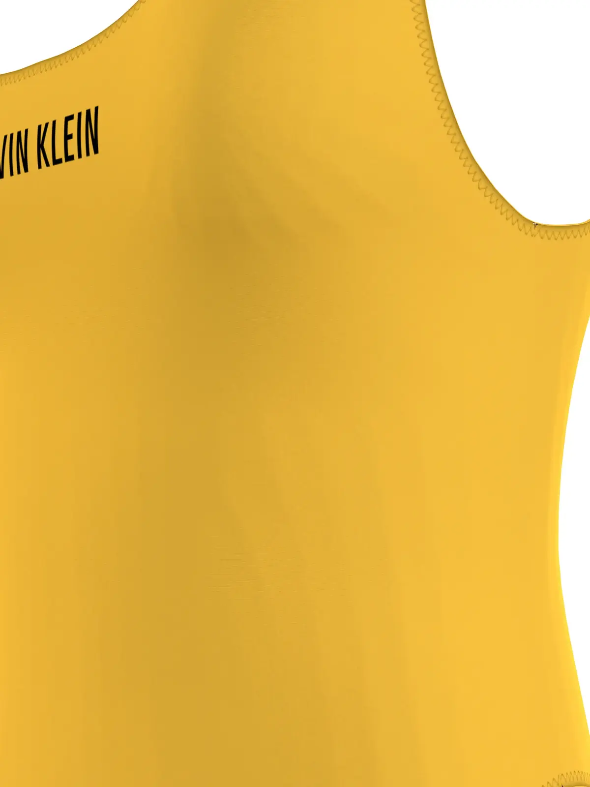 Calvin Klein SCOOP BACK ONE PIECE Kadın Sarı Mayo