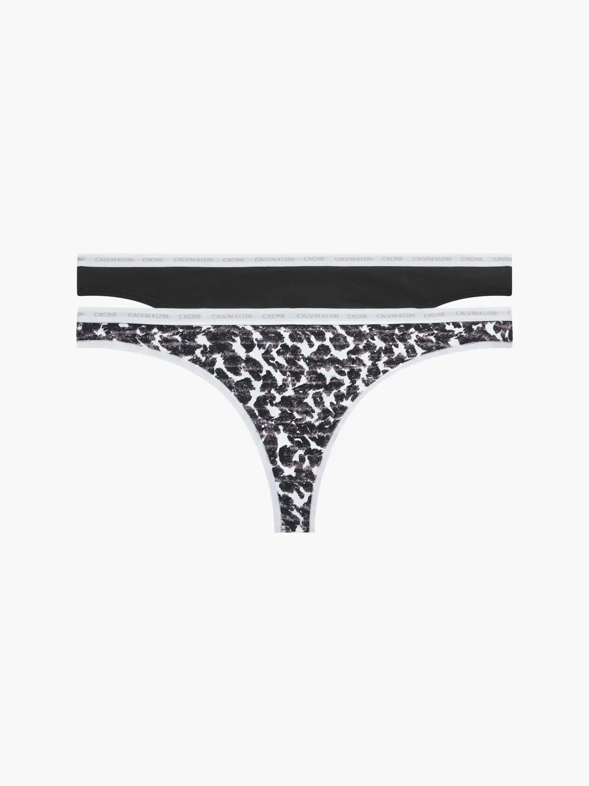 Calvin Klein THONG 2PK Kadın Siyah Tanga Set