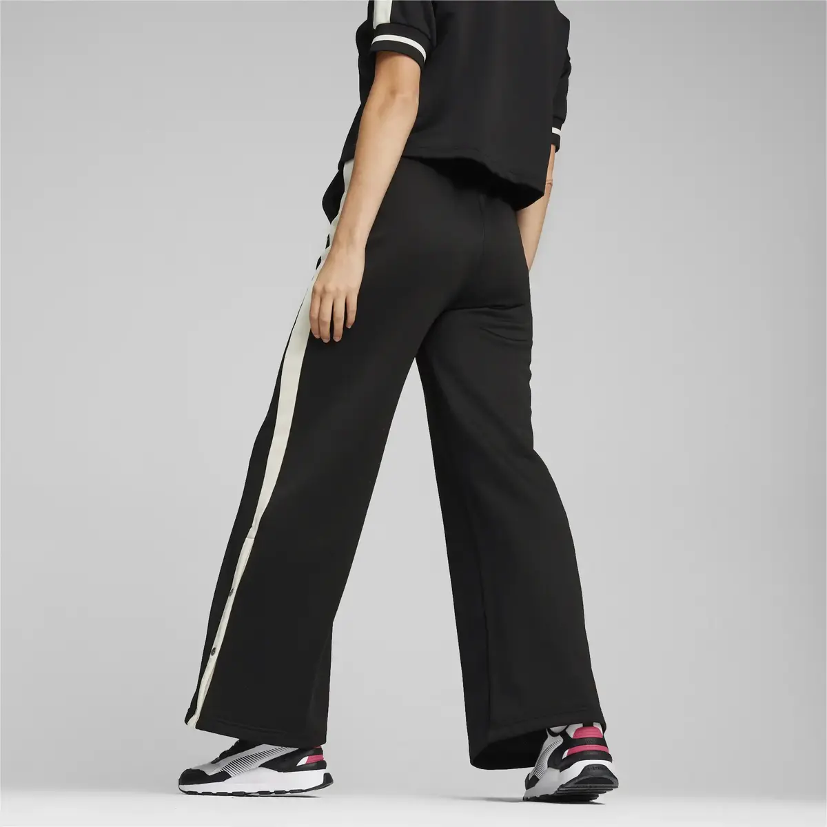 Puma T7 FOR THE FANBASE Relaxed Track Pants PT Siyah Kadın Eşofman Altı