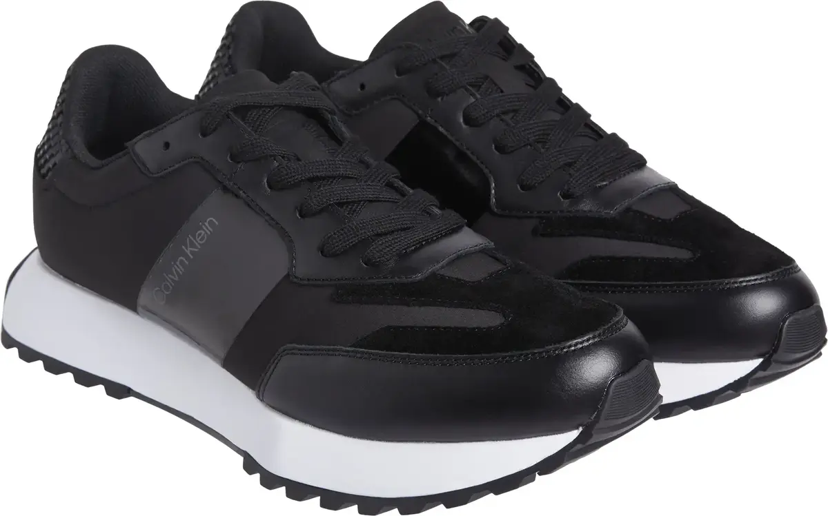 Calvin Klein LOW TOP LACE UP NYLO, BEH Siyah Erkek Spor Ayakkabı & Sneaker