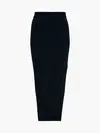 Calvin Klein ICONIC RIB MAXI SKIR Kadın Siyah Etek