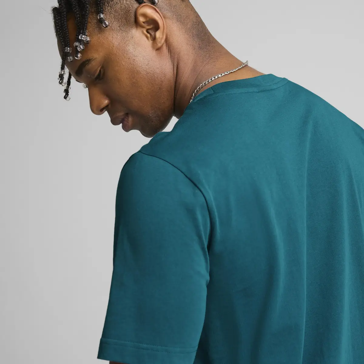 Puma CLASSICS Small Logo Tee Yeşil Erkek T-Shirt
