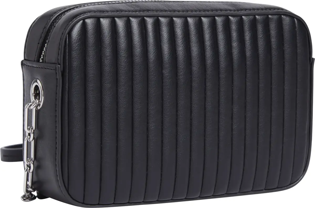 Calvin Klein MINI LINE QUILT CAME, BEH Siyah Kadın Çanta