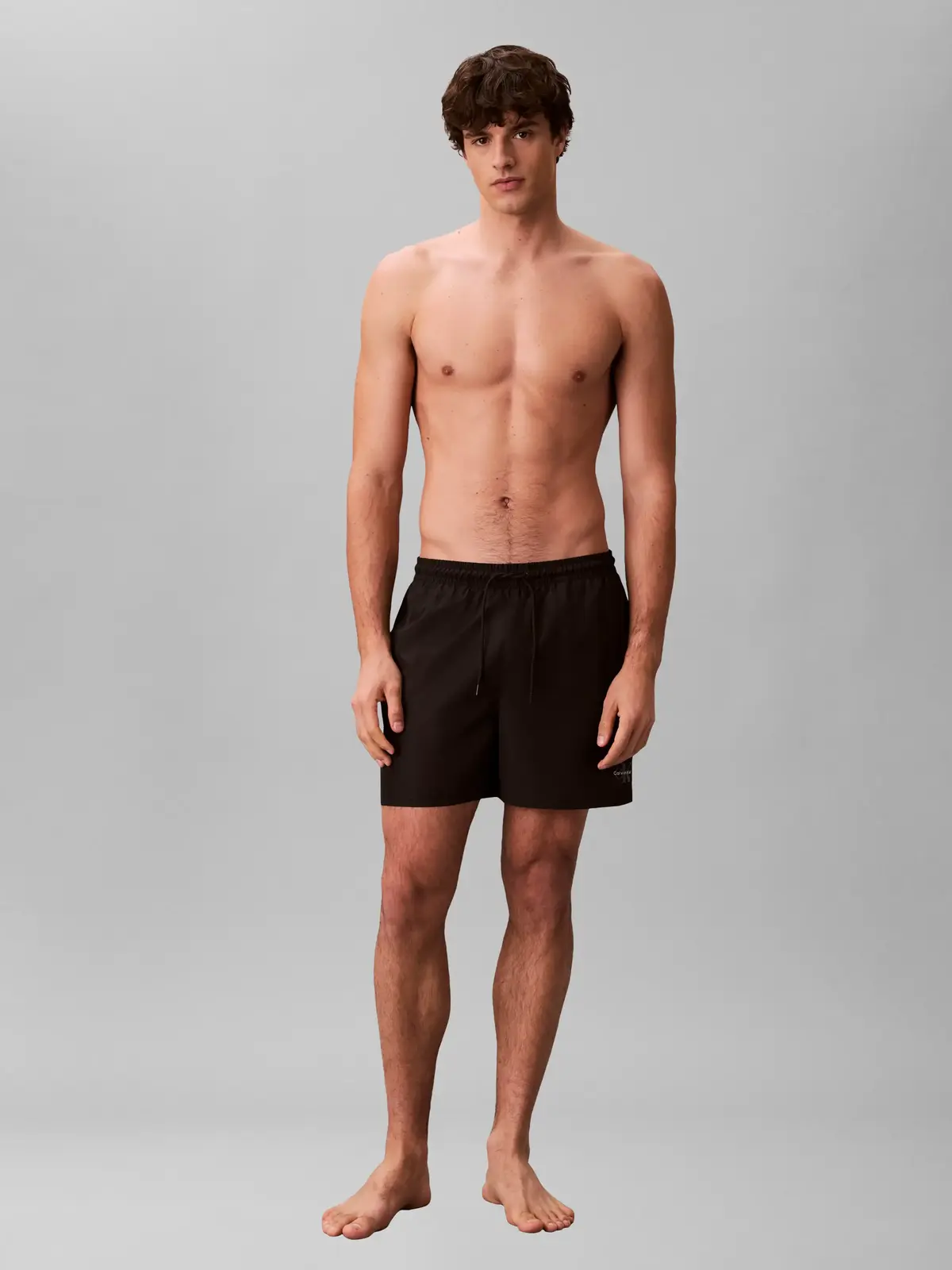 Calvin Klein MEDIUM DRAWSTRING SiYAH Erkek Orta Boy Deniz Şortu