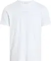 Calvin Klein RAISED EDITORIAL LOG, YAF Beyaz Erkek T-Shirt & Polo