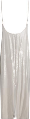 Calvin Klein SEQUIN HALTERNECK MA Kadın Krem Elbise