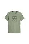 Puma Mens Graphıc Tee Yeşil Erkek T-shirt