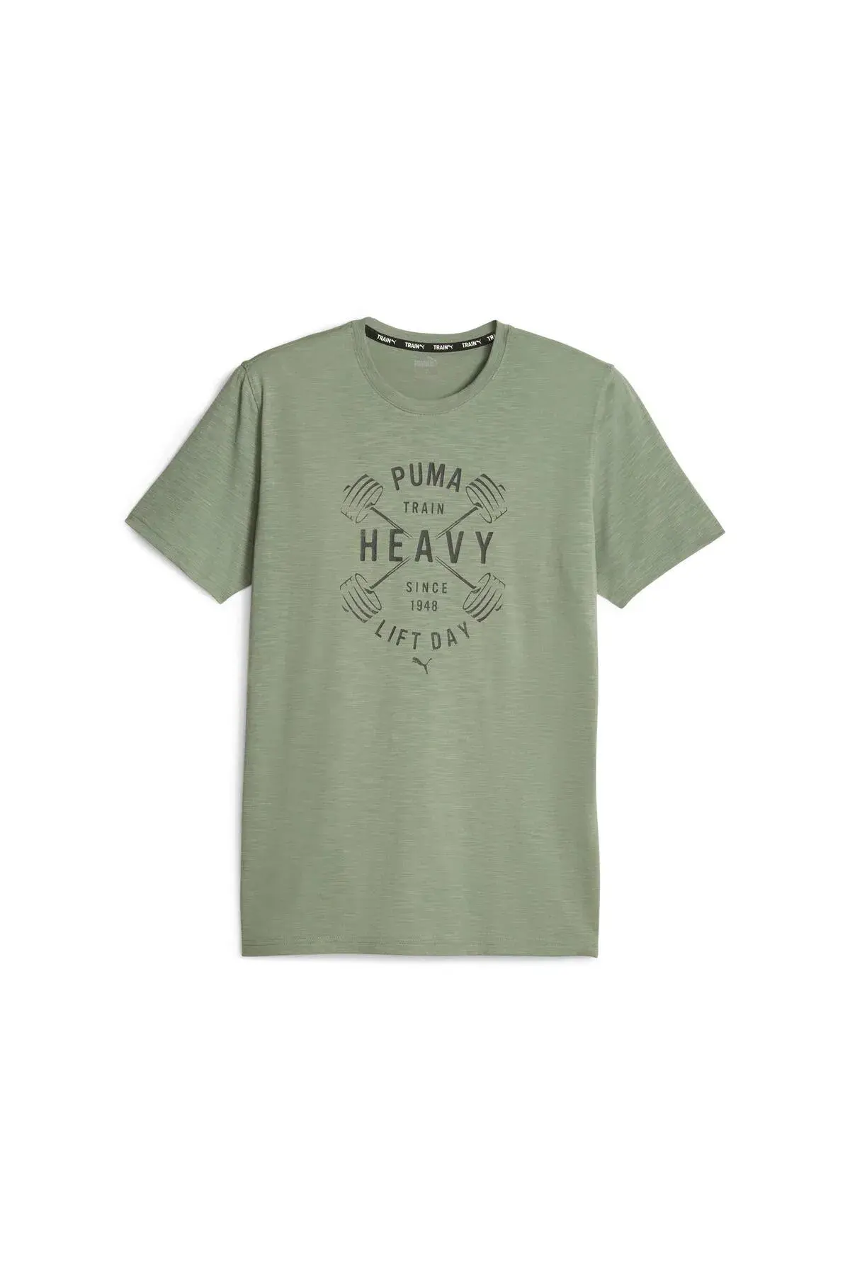 Puma Mens Graphıc Tee Yeşil Erkek T-shirt