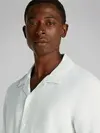 Calvin Klein INEN COTTON CUBAN Yeşil Erkek Gömlek