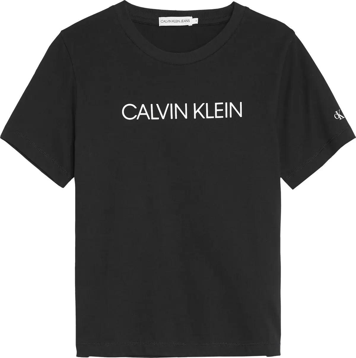 Calvin Klein INSTITUTIONAL T-SHIR Erkek Siyah T-Shirt