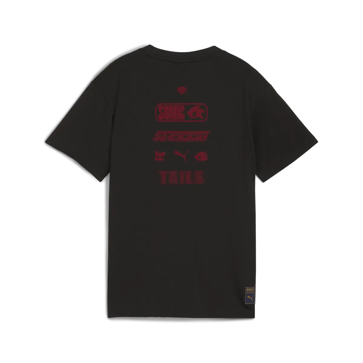 Puma X SONIC Graphic Tee Siyah Erkek T-Shirt & Polo