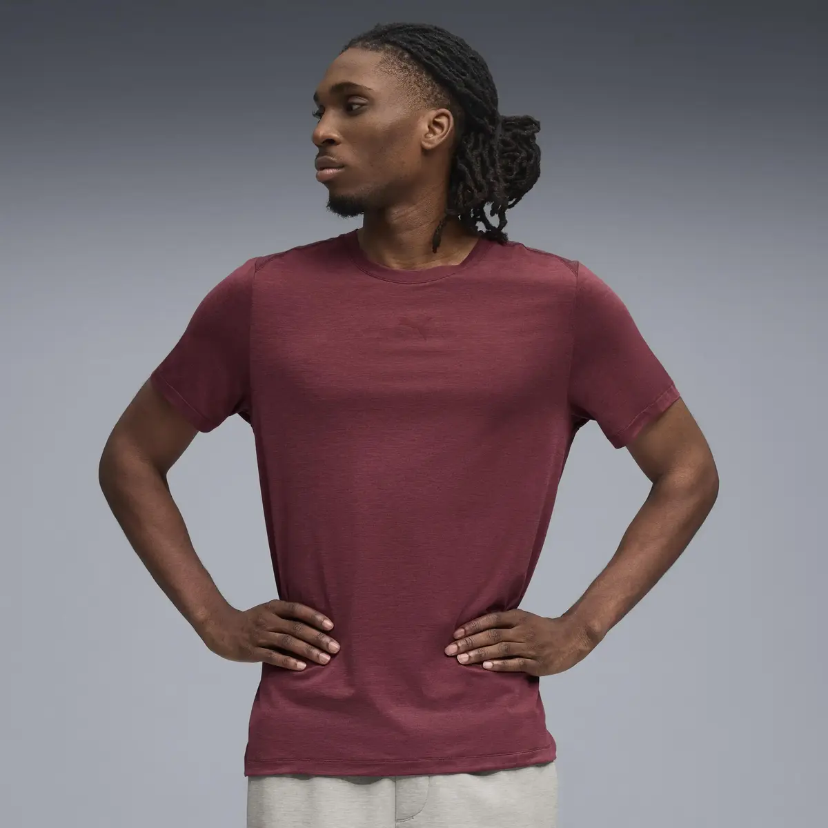 Puma M CLOUDSPUN TEE Kırmızı Erkek T-Shirt
