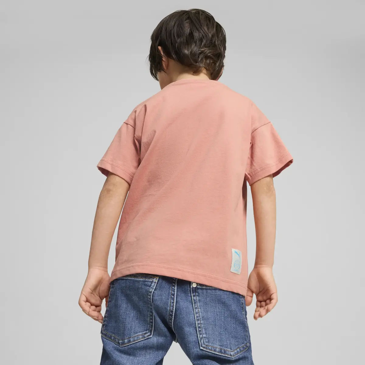 Puma X PLAYMOBIL Graphic Tee Pembe Erkek T-Shirt & Polo