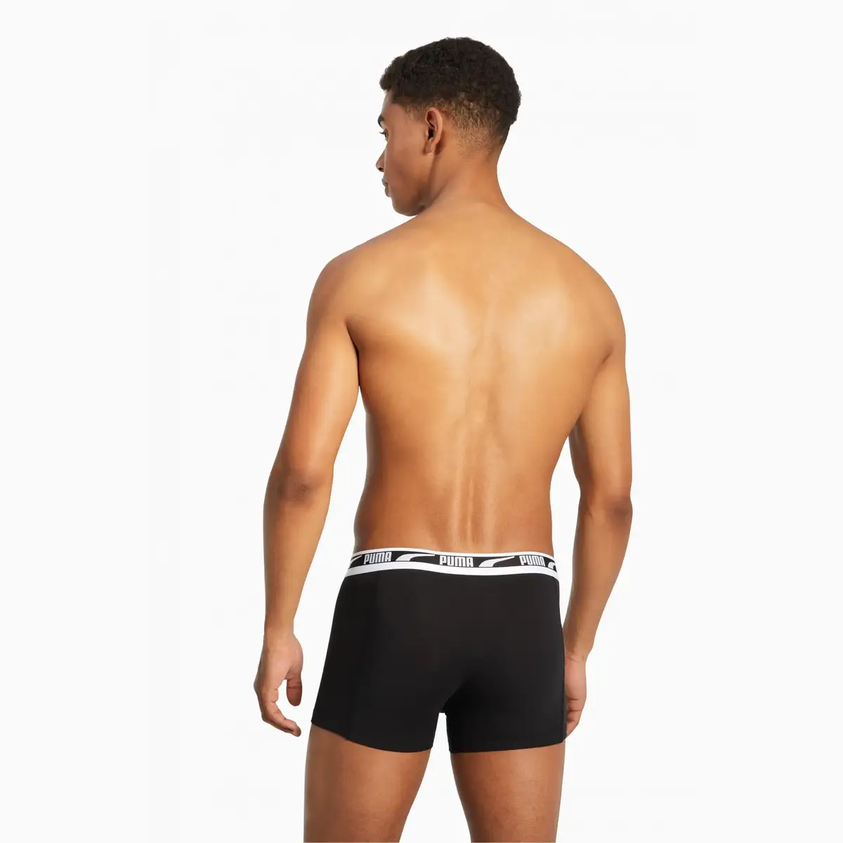 Puma PUMA MEN MULTI LOGO BOXER 2P Siyah Erkek 2'li Boxer