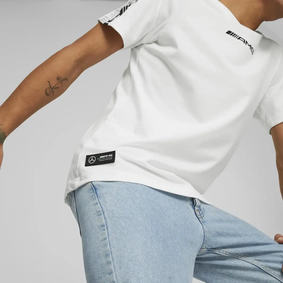 Puma MAPF1 MT7 Tee Beyaz Erkek/Unisex T-Shirt