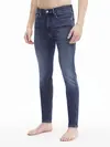 Calvin Klein SKINNY Erkek mavi Kot Pantolon