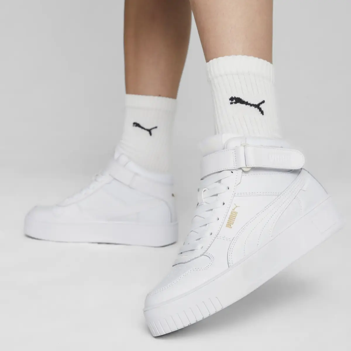 Puma Carina Street Mid Beyaz Kadın Spor Ayakkabı & Sneaker