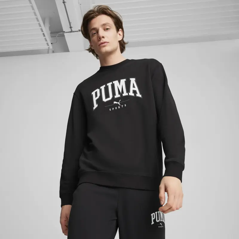 Puma SQUAD Crew Siyah Erkek Sweatshirt