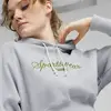 Puma CLASSICS+ Relaxed Cropped Hoodie Gri Kadın Hoodie